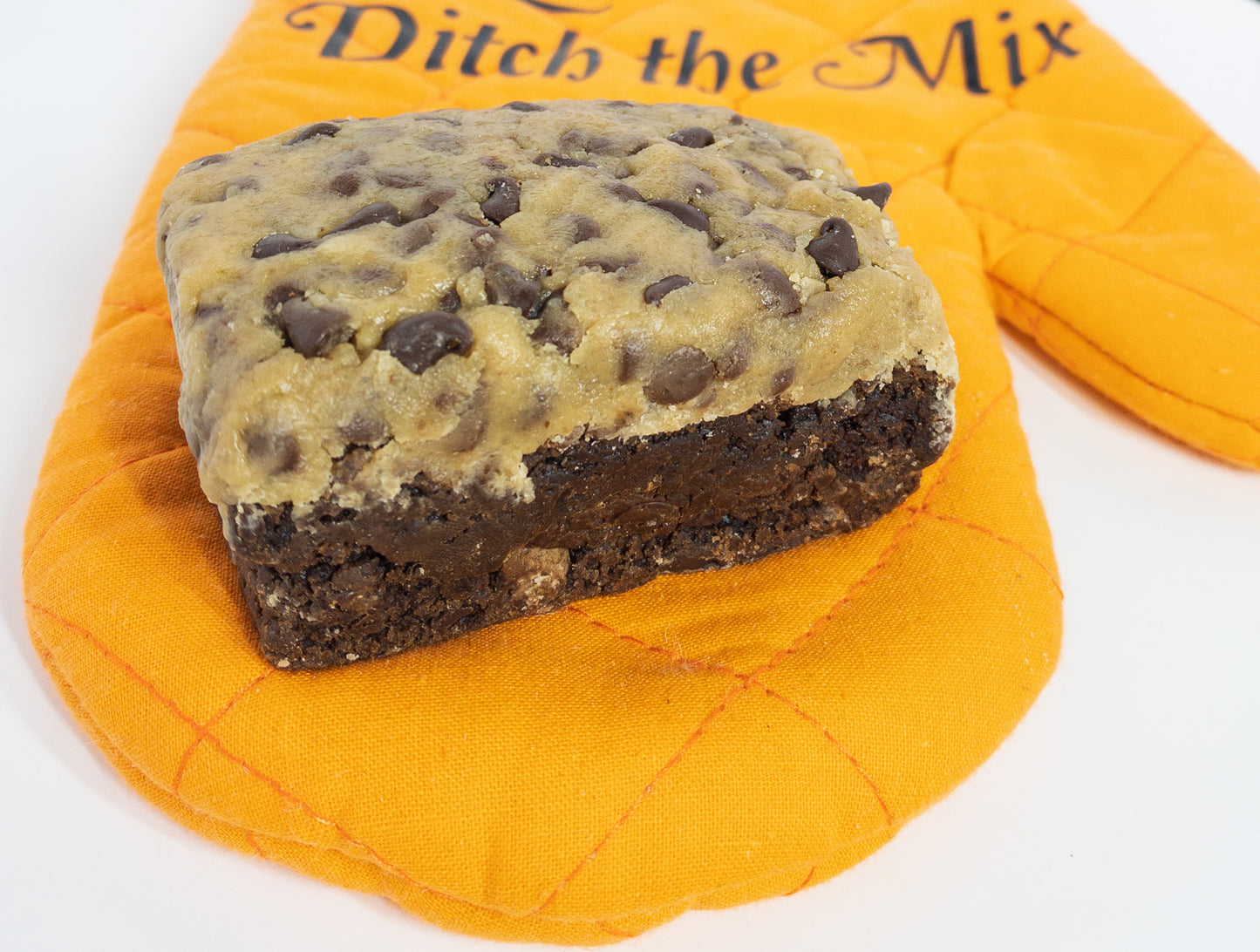 Bro Dough brownie- chocolate chip cookie dough brownie