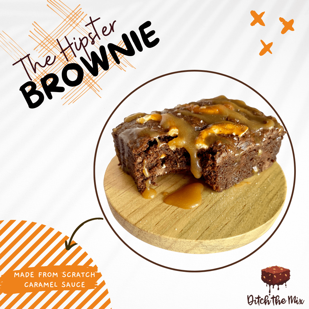 salty caramel brownie
