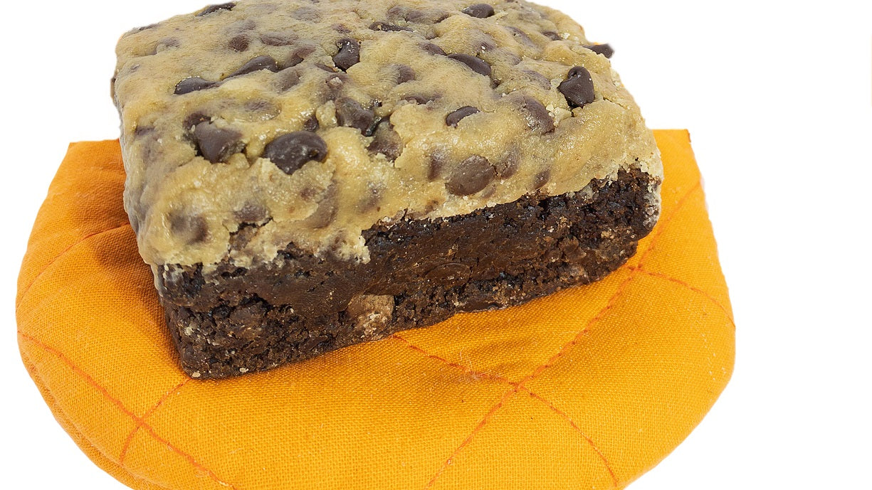 Bro Dough brownie, edible cookie dough and brownie--Ditch the Mix