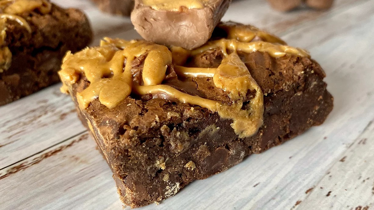 The Buckeye Fan brownie chocolate and peanut butter Ditch The Mix Columbus Ohio