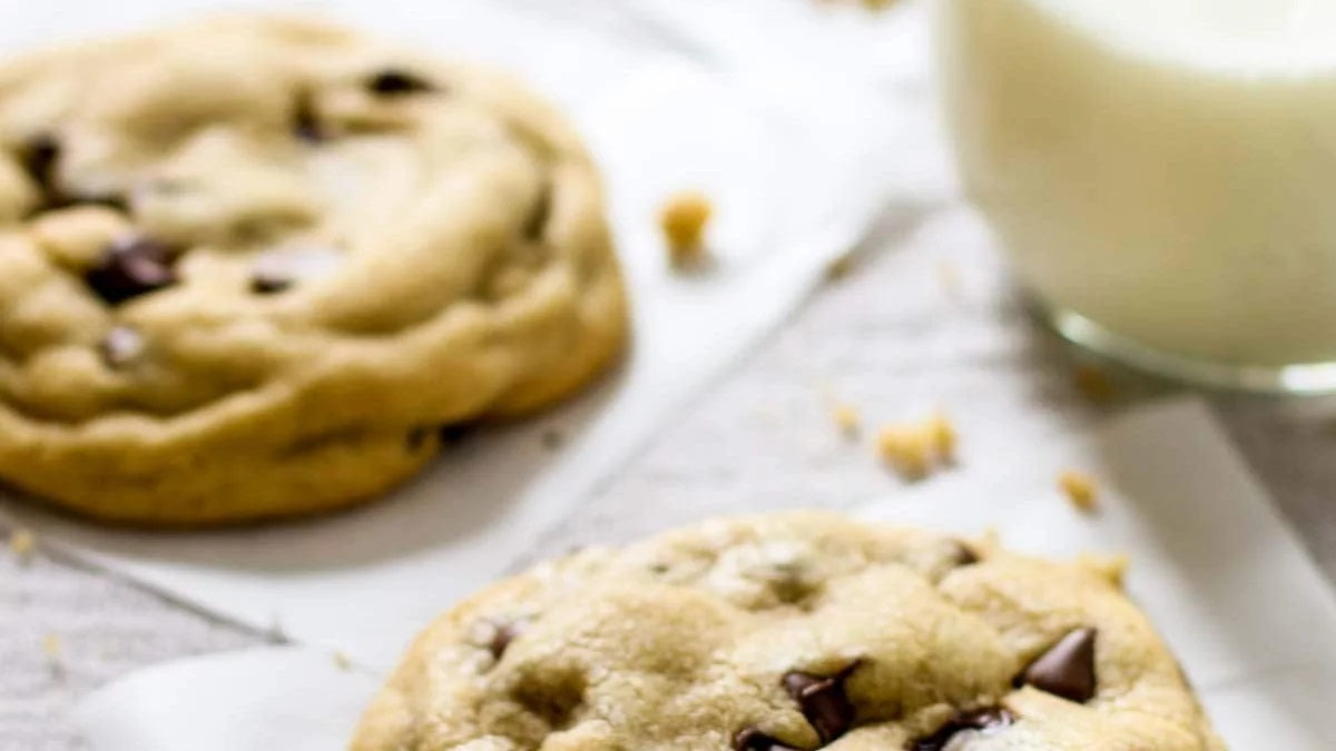 Chocolate chip cookies with milk Ditch The Mix Columbus, Ohio