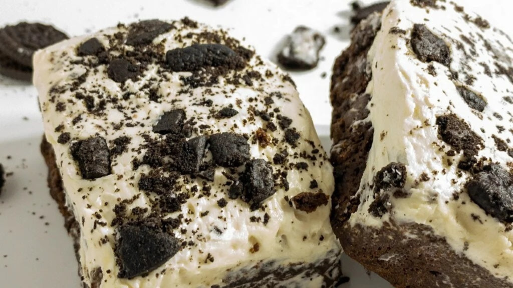 Pure Nostalgia brownie cookies and cream Ditch The Mix Columbus Ohio