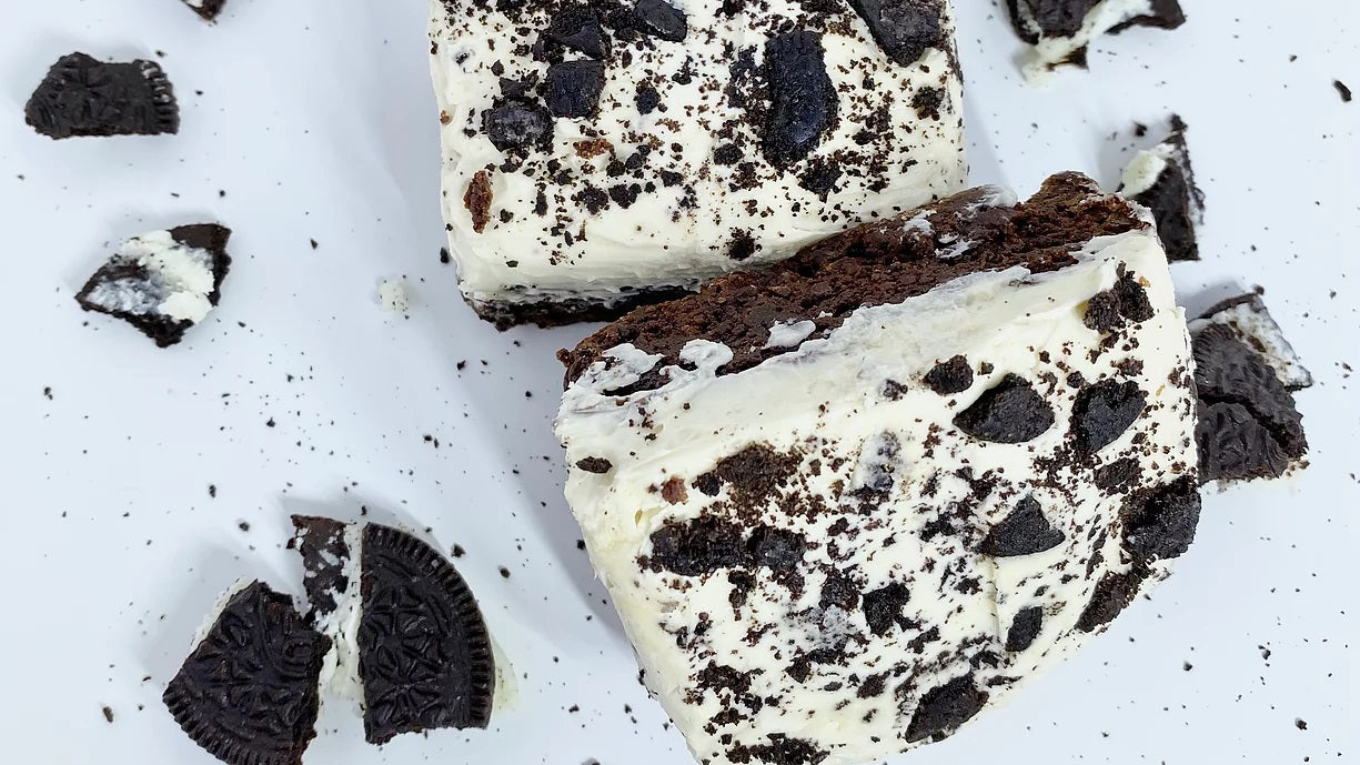 Pure Nostalgia brownie Oreo frosting and crushed Oreos Ditch The Mix Columbus Ohio