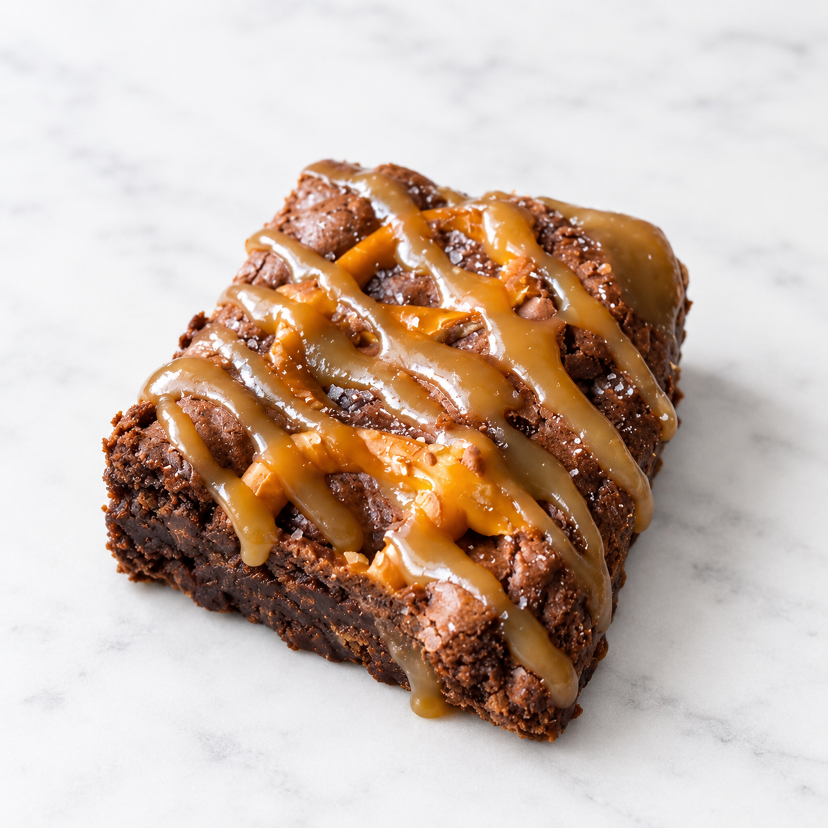 salted caramel brownie Ditch the Mix Columbus, OH
