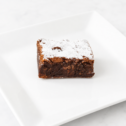 fudge brownie with powdered sugar Columbus, OH