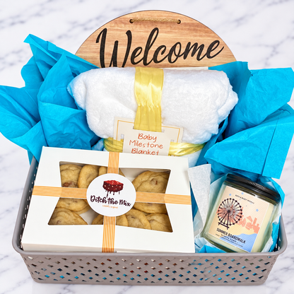 Custom gift basket "It's a baby boy" Columbus, OH